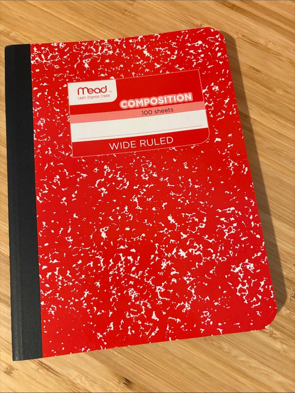 2 Mead Composition Notebooks - Red & Green Wide Ruled 100 Sheets - Picture 3 of 6